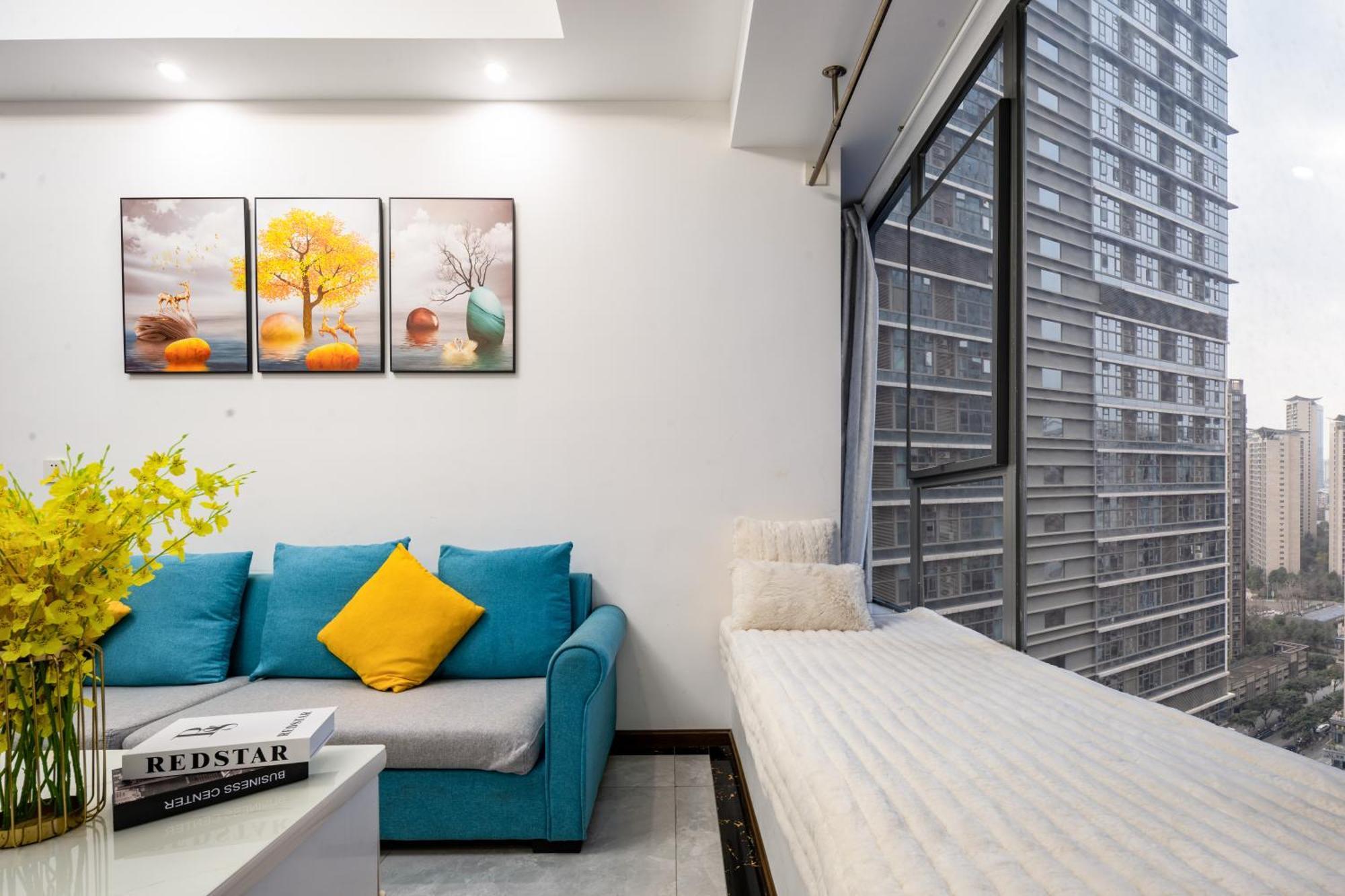 Apartment Ode To Joy East Railway Station Guanghuan Shopping Park Branch